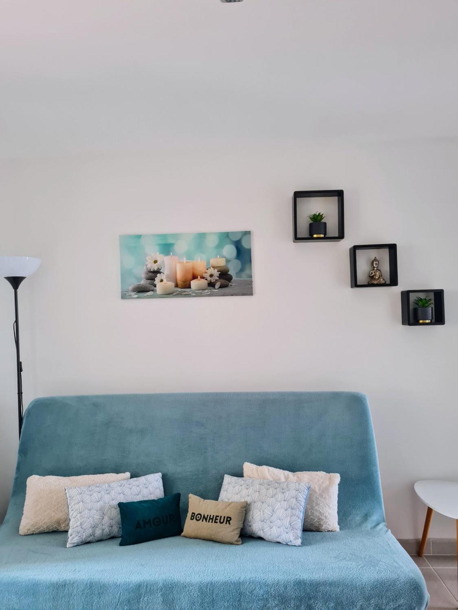 Appartement Vue Mer,Acces Direct Plage,Fibre,Clim,Parking Public Gratuit 르발카레스 외부 사진